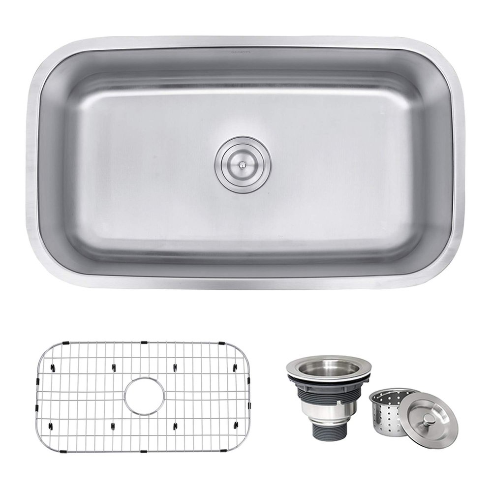 Ruvati 32-in 16-Gauge Stainless Undermount Kitchen Sink - RVM4200