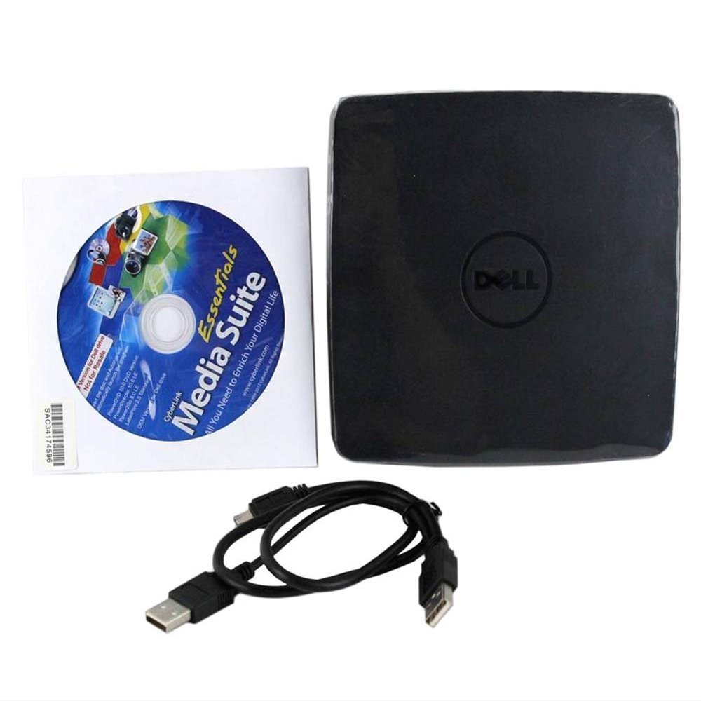Genuine External Dell USB CD DVD Burner Player Drive for Dell Inspiron Latitude Laptop Notebook