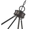 Bainbridge 12-Light Bronze Industrial Round Chandelier view 4