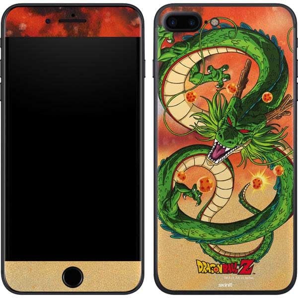 Skinit Decal Phone Skin Compatible with iPhone 8 Plus - Officially Licensed Dragon Ball Z One Wish Shenron Design
