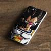 Skinit Decal Phone Skin Compatible with iPhone 8 Plus - Officially Licensed Dragon Ball Z Vegeta Portrait Design view 3