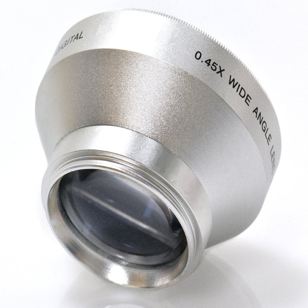 Hyla Optics New 0.45x High Grade Wide Angle Conversion Lens (37mm) for JVC Everio GZ-HD520 HD