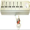 VCT Electronics UP600UK Universal Power Strip 6-Outlets 100-volt - 220-volt/250-volt and 3750-watt Surge Protector and Window Shutters with UK Plug view 1