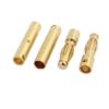 Aexit 15 Pairs Track Lighting Gold Plated 4mm Male Female Banana RC Model Connectors Charger Connector view 2