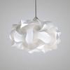 EQLight Cloud 1-Light White Globe Oval Pendant view 4