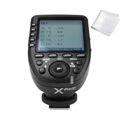 Godox XproF Xpro-F TTL Wireless Flash Trigger for Fujifilm, 1/8000s HSS TTL-Convert-Manual Function Large Screen Slanted Design 5 Dedicated Group Buttons 11 Customizable Functions (XProF for Fujifilm)