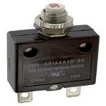 Potter&brumfield - Te Connectivity Circuit Breaker, Thermal, 1P, 250V, 30A - W54-XB1A4A10-30