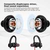 Otium Bluetooth Headphones,Wireless Earbuds IPX7 Waterproof Sports Earphones with Mic HD Stereo Sweatproof in-Ear Earbuds Gym Running Workout 15 Hour Battery Sound Isolation Headsets view 4