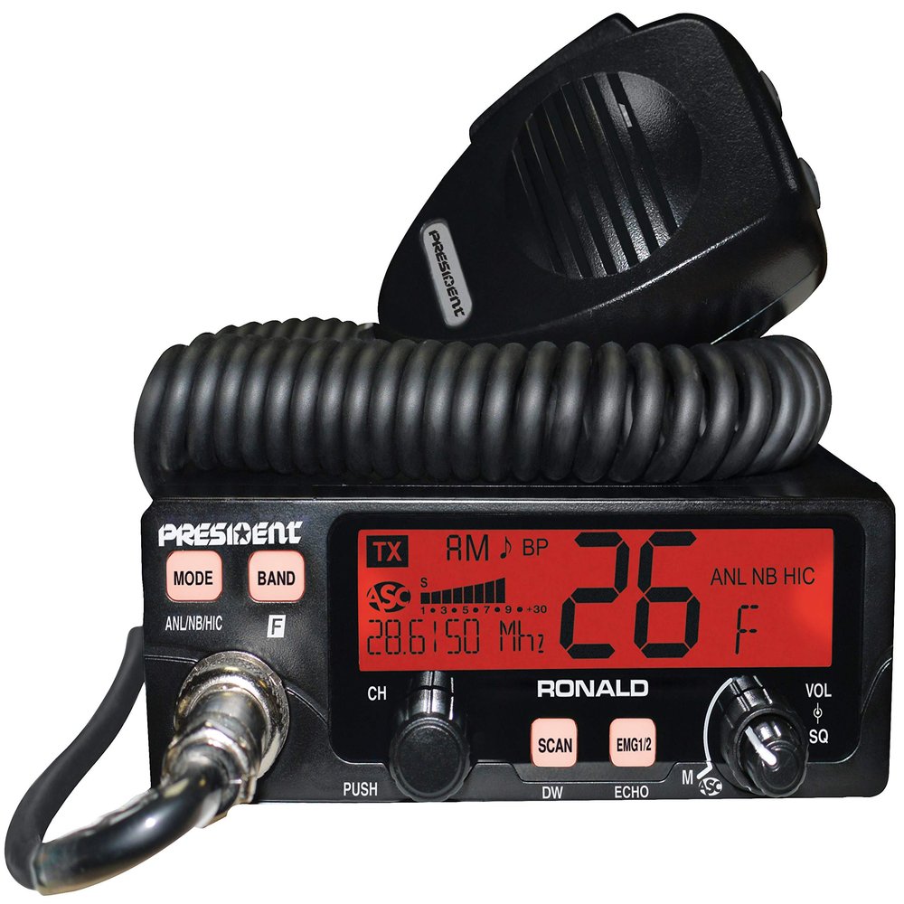 President Ronald 10 Meter Amateur Radio Service 28 to 29.7 MHz