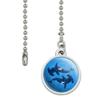 Hammerhead Sharks Swimming in The Ocean Ceiling Fan and Light Pull Chain view 2