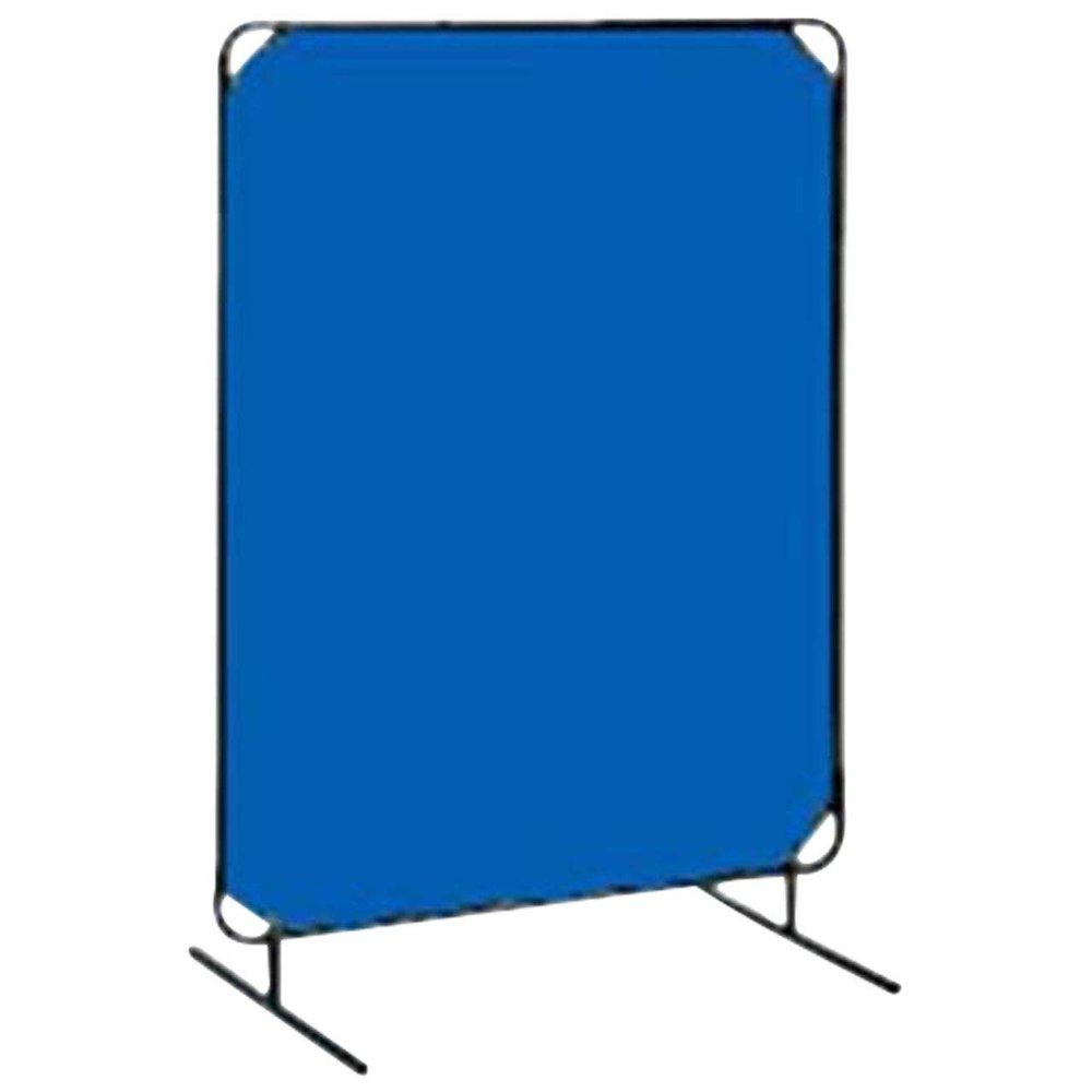 Tillman 6041055 5'X5' 14mil. 1 Panel Blue Vinyl Welding Curtain with F
