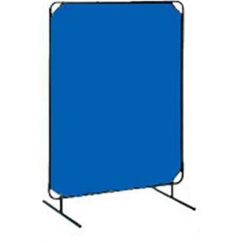Tillman 6041045 4'X5' 14mil. 1 Panel Blue Vinyl Welding Curtain with F