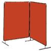 Tillman 6032064 6'X4' 14mil. 2 Panel Orange Vinyl Welding Curtain with view 1