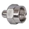 Klein Tools VDV814-610 Coax Adapter-Terminator, Male F, 75 Ohm, 10-Pack view 1