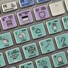 AUTODESK AUTOCAD GALAXY SERIES NEW KEYBOARD LABELS SHORTCUTS WORK with APPLE view 1