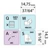 AUTODESK AUTOCAD GALAXY SERIES NEW KEYBOARD LABELS SHORTCUTS WORK with APPLE view 3