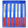 SE 6-Piece Diamond Flat File Set for Metal, Glass, Wood, and Crafts - 40 to 600 Grit - 74336DF view 2