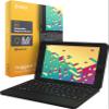 ZAGG Rugged Book Detachable Case with Magnetic-Hinged Backlit Keyboard for iPad Air/Air 2/9.7/9.7 Pro - Multi-Device Bluetooth Pairing - USB-C to USB-C Cable Included, Black view 1