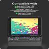 ZAGG Rugged Book Detachable Case with Magnetic-Hinged Backlit Keyboard for iPad Air/Air 2/9.7/9.7 Pro - Multi-Device Bluetooth Pairing - USB-C to USB-C Cable Included, Black view 2