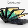 ZAGG Rugged Book Detachable Case with Magnetic-Hinged Backlit Keyboard for iPad Air/Air 2/9.7/9.7 Pro - Multi-Device Bluetooth Pairing - USB-C to USB-C Cable Included, Black view 4