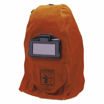 Jackson Safety 860P Lightweight, Leather Welding Helmet, 2" x 4.25" Lift Front, Red-Brown, Universal Size (Pack of 4), 14531