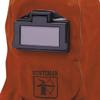 Jackson Safety 860P Lightweight, Leather Welding Helmet, 2" x 4.25" Lift Front, Red-Brown, Universal Size (Pack of 4), 14531 view 2