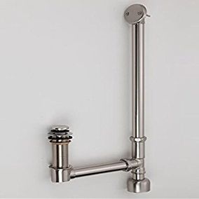 Jaclo 363-75-PCH Toe Control Waste for Extra Thick Tubs, 3", Polished Chrome, 3", Polished Chrome