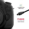 Polaroid PLRTC18 Replacement Shutter Release Timer Remote Control for Select Canon Digital SLR Cameras view 3