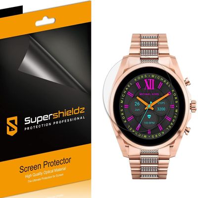 Supershieldz (6 Pack) Designed for Michael Kors Gen 6 Bradshaw and Michael Kors Access Grayson (Gen 2) Smartwatch Screen Protector, High Definition Clear Shield (PET)