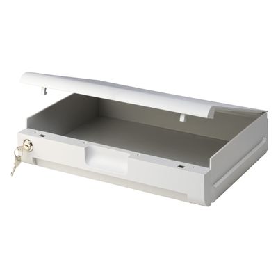 SentrySafe Plastic White Locking Drawer for SFW205 Fireproof and Waterproof Safes, Multi-Positional Shelf Accessory for Floor Safes, 915