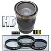 Hi-Def Elite Fisheye Lens with Macro and 3-Pc Filter Kit for Sony FDR-AX40 FDR-AX53 view 1