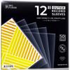 Big Fudge 12" Vinyl Record Sleeves - Outer Sleeves 50 Pack -Crystal Clear High-Density Polypropylene Vinyl Covers - Accessories Protect LP Albums from Dust, Dirt & Scratches view 1