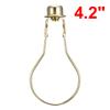 uxcell 2Pack Lamp Shade Light Bulb Clip Adapter with Shade Attaching Brass view 2
