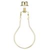 uxcell 2Pack Lamp Shade Light Bulb Clip Adapter with Shade Attaching Brass view 4
