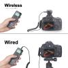 AODELAN WTR2 Wireless Shutter Release Timer Remote Control for Nikon Z6, Z7, Coolpix P1000, D850, D810, D700, D4, D5, D4s, D3100, D5000, D7200, D600, D610, D750, D3200, D3300; Replace MC-DC2, MC-36 view 2