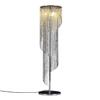 Surpars House Silver Crystal Floor Lamp S Shape Chrome Finish view 1