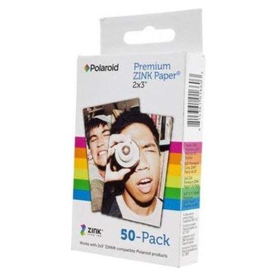 Zink Polaroid 2x3 Premium Photo Paper (50 Pack) Compatible with Polaroid Mint Camera, Snap/Snap Touch Instant Print Cameras and Zip Photo Printers