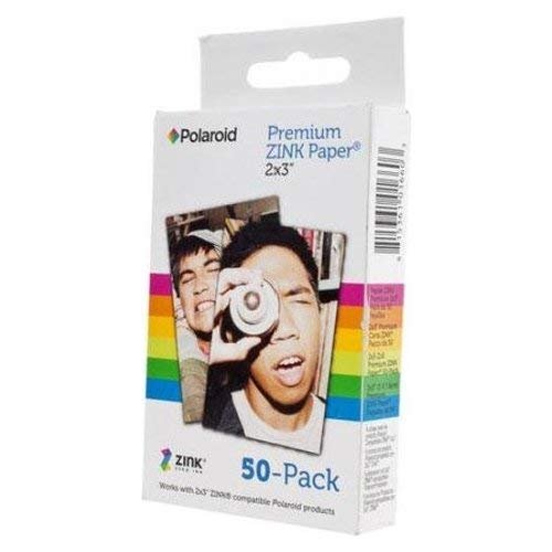 Zink Polaroid 2x3 Premium Photo Paper (50 Pack) Compatible with Polaroid Mint Camera, Snap/Snap Touch Instant Print Cameras and Zip Photo Printers