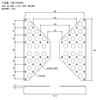 Nagao Seisakusho NBVS4040 Plant VESA Standard Conversion Plate [100/200 100/200 300/400 300/400 mm] NB - VS 4040 view 3