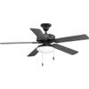 Progress Lighting AirPro 10.5" Ceiling Fan Light Kit, Graphite view 2