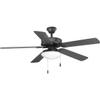 Progress Lighting AirPro 10.5" Ceiling Fan Light Kit, Graphite view 3