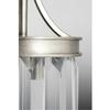Glimmer Collection 4-Light Luxe LinearChandelier Light Silver Ridge view 4