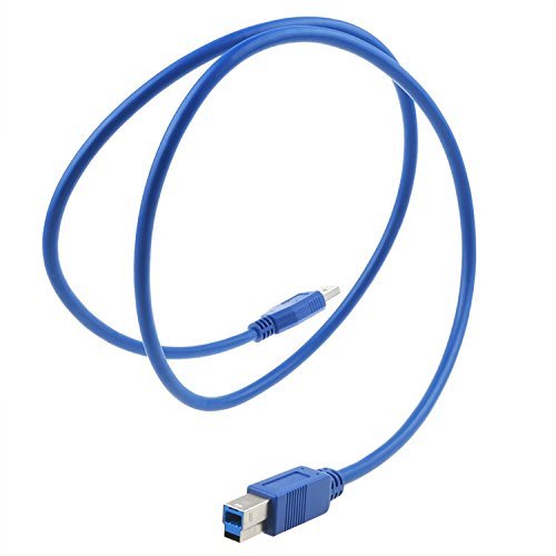 PK Power USB 3.0 Cable Laptop PC Data Sync Cord for ASUS O!Play HD2Gallery Digital Media Player
