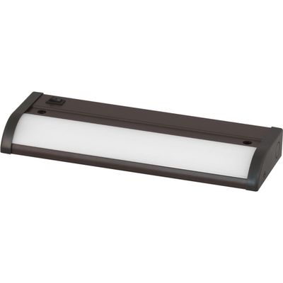 Progress Lighting Hide-a-Lite V 9" LED Undercabinet Light, Antique Bronze