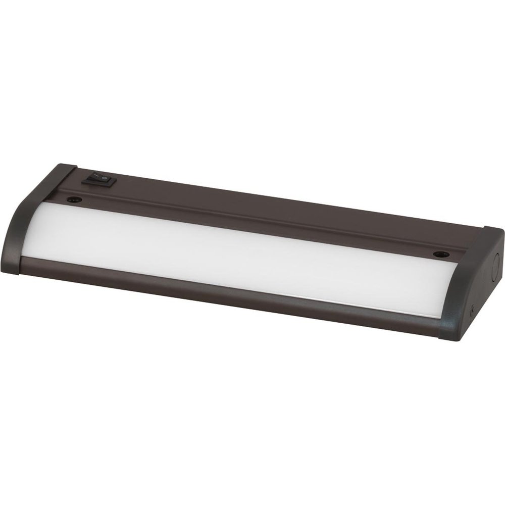 Progress Lighting Hide-a-Lite V 9" LED Undercabinet Light, Antique Bronze