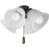 Progress Lighting AirPro 4-Light Ceiling Fan Light Kit, Antique Bronze view 1