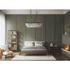 Progress Lighting Glimmer Collection 4-Light Luxe Linear Chandelier Light Antique Bronze view 2