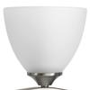 Progress Lighting Laird Collection 9-Light Etched Glass Traditional Chandelier Light Brushed Nickel view 4