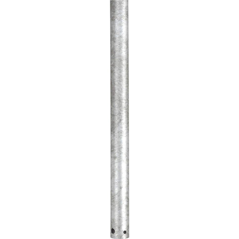 Progress Lighting AirPro Ceiling Fan Downrod, 1-Inch Diameter x 12-Inch Height, Compatible with AirPro Fans, Easy Installation, Ideal for 9-10 Ft Ceilings, Galvanized Finish