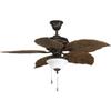 Progress Lighting Ashmore 11" Ceiling Fan Light Kit, Antique Bronze view 3